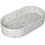 Karag LINUS Stracciatella CS-0010-E3 Επικαθήμενος Νιπτήρας Μπάνιου Οβάλ Πέτρινος 60x35x12cm