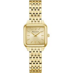 Bulova Sutton Γυναικείο Ρολόι με Χρυσό Μεταλλικό Μπρασελέ 97L191