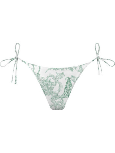 Mc2 Saint Barth MARIELLE Bikini Brazil Λευκό Πράσινο MRL0001-02583L