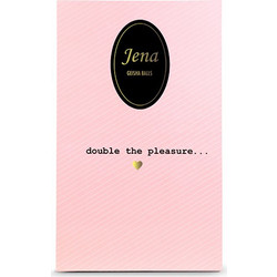 Feelztoys Jena Σετ Κολπικές Μπάλες Μωβ Ροζ 2τμχ
