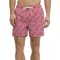 Jack & Jones Ανδρικό Μαγιό Σορτς με Σχέδια Φούξια 12291425