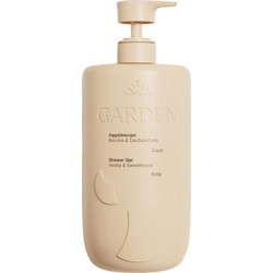 Garden Vanilla & Sandalwood Αφρόλουτρο σε Gel 1lt