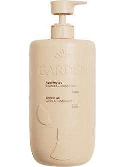 Garden Vanilla & Sandalwood Αφρόλουτρο σε Gel 1lt