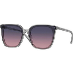 Vogue VO5499SD 282016 Γυναικεία Γυαλιά Ηλίου Τετράγωνα Κοκάλινα Γκρι με Μωβ Φακό