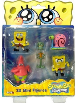 Just Toys Spongebob 5 Mini Figures Διάφορα Σχέδια