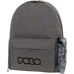 Polo Original Scarf Σχολική Τσάντα Πλάτης Γυμνασίου - Λυκείου Γκρι 901135-2620