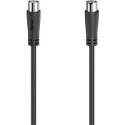 Hama Καλώδιο Κεραίας Coax Male to Coax Female 1.5m Black 00305066