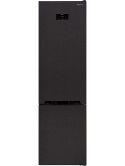 Sharp SJ-BΑ10DHXAD Ψυγειοκαταψύκτης 331lt No Frost Υ185xΠ59.5xΒ65cm Μαύρος