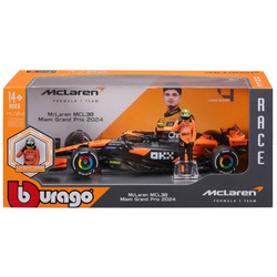 Bburago Mclaren MCL38 Miami Grand Prix 2024 Lando Norris