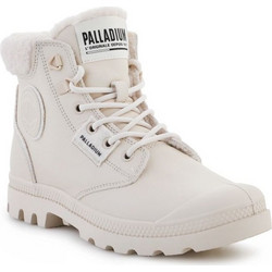 Palladium Γυναικεία Αρβυλάκια Δερμάτινα Μπεζ με Γούνα 94380-175-M