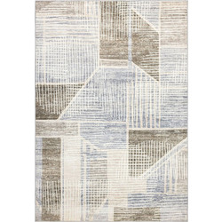 Kayoom Visionary Χαλί Ορθογώνιο Βαμβακερό 160x230cm 129 Taupe