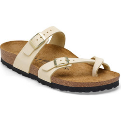Birkenstock Mayari Δερμάτινα Γυναικεία Σανδάλια Ανατομικά Εκρού 1026613