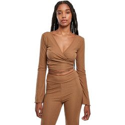 Urban Classics Γυναικείο Χειμερινό Crop Κρουαζέ Top Ριπ Ταμπά TB5067-01279