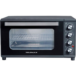 Telemax TO-34V TLM-31-0034 Ηλεκτρικό Φουρνάκι 42lt χωρίς Εστίες με Αέρα