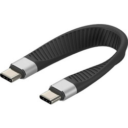 Techly Icoc USBC-FL-U4 Flat USB-C to USB-C 100W 1.2m Black