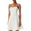Tommy Jeans Mini Καλοκαιρινό Καθημερινό Φόρεμα Λευκό DW0DW22352-YBL