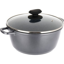 Sitram Minera Κατσαρόλα Αλουμινίου Πέτρα 24cm