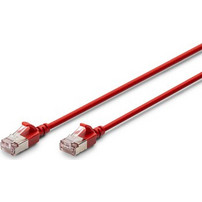 Digitus F/FTP Cat.6a Καλώδιο Δικτύου Ethernet 0.5m Red DK-1632-A-005S-R