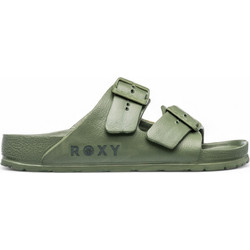 Roxy Kattie Γυναικείες Παντόφλες Καλοκαιρινές Χακί ARJL101228-OGN