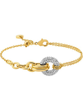 Michael Kors Γυναικείο Βραχιόλι Αλυσίδα από Ασήμι 925 Επιχρυσωμένο με Ζιργκόν MKJ8530931