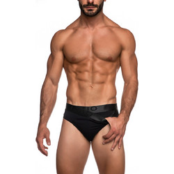 Inizio Ανδρικά Σλιπ Βαμβακερά Μαύρα 2Pack 4301