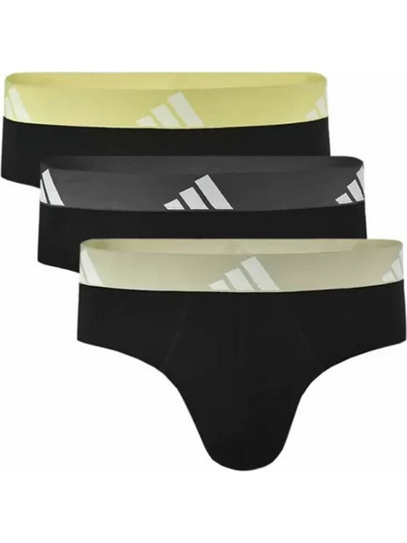 Adidas Active Flex Ανδρικά Σλιπ Βαμβακερά Μαύρα 3Pack 4AM001-904