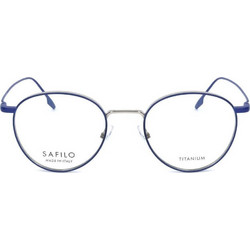 Safilo LINEAT09 0JI Γυναικείος Σκελετός Γυαλιών Οράσεως Μεταλλικός Μπλε