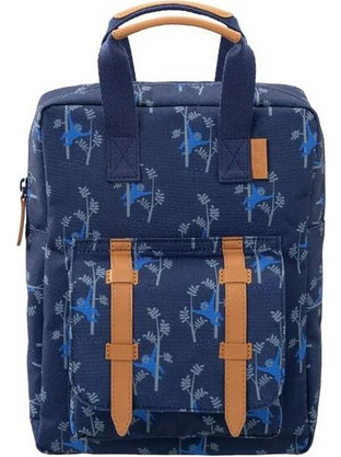 Fresk Monkey Σχολική Τσάντα Πλάτης Νηπιαγωγείου Navy Μπλε FR-FB800-27