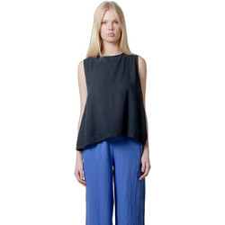 AGGEL Γυναικείο Καλοκαιρινό Top Βαμβακερό Navy Μπλε SS31546KF-3