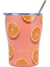 Estia Coffee Mug Save The Aegean Orange Pop 350ml