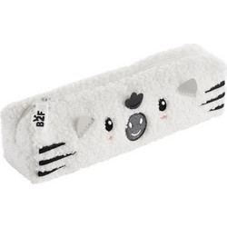 Miquelrius Back2Fun Fluffy Friends Zebra Κασετίνα Βαρελάκι Λευκή MR19835
