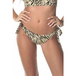 Lucero Bikini Slip Animal Print Μπεζ Μαύρο 983658