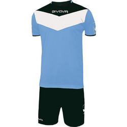 Givova Kit Campo Στολή Ποδοσφαίρου Γαλάζια Μαύρη Λευκή KITC53.0510