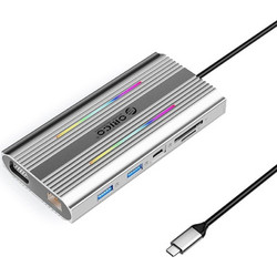 Orico USB-C Docking Station με HDMI PD Ethernet XDR-X2-SV-BP