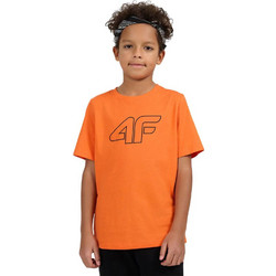 4F Παιδικό T-Shirt Κοντομάνικο Πορτοκαλί 4FJWSS26TTSHM3007-70S