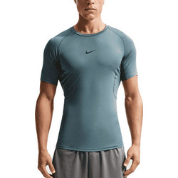 Nike Pro Dri-FIT Tight Short-Sleeve Fitness Top Ανδρικό Αθλητικό T-Shirt Πετρόλ FB7932-382