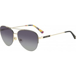 Kate Spade JANECEGS-RHL Ανδρικά Γυαλιά Ηλίου Aviator Μεταλλικά Χρυσά με Μαύρο Φακό
