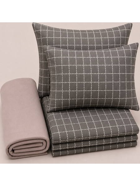 Comfort Σετ Σεντόνια Υπέρδιπλα 220x270 Γκρι 93-26070