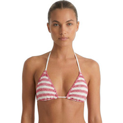 Sugarfree Bikini Top Τριγωνάκι Λευκό Φούξια 26801065-910