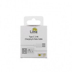 Lime L01 USB-A to USB-C 2m White