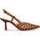 Envie Shoes Γόβες Slingback Δερμάτινες με Λεπτό Ψηλό Τακούνι Καφέ E84-23424-28