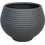 Plastona Naga Γλάστρα Στρογγυλή Ανθρακί 62x47cm
