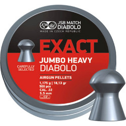JSB Exact Jumbo Heavy Βολίδες Pellets Αεροβόλου 5.52mm 1.175g / 18.13gr 500τμχ 546287-500