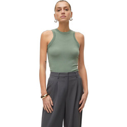 Vero Moda Γυναικείο Καλοκαιρινό Top Πλεκτό Χακί 10306956