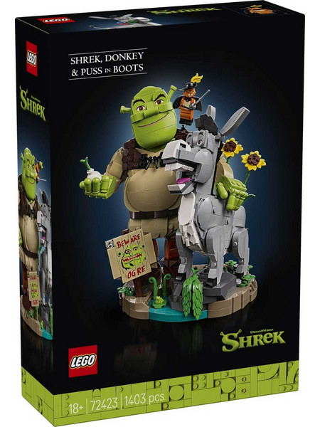 Lego Shrek, Donkey & Puss in Boots για 18+ Ετών 72423