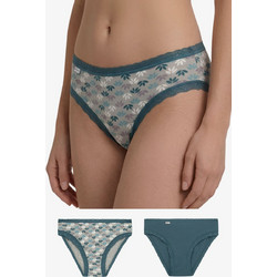 Minerva Βαμβακερά Γυναικεία Slip με Δαντέλα 2Pack 96-82366-302