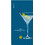 Feel & Touch Drinks Martini Πετσέτα Θαλάσσης Microfiber Μπλε 80x160cm