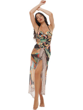 BLU4U Hot Tropic Παρεό Μακρύ Πολύχρωμο 26083054-02