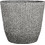 Supergreens Terazzo Γλάστρα Στρογγυλή Πλαστική Γκρι 45x40.5cm 8160-8