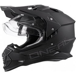 Oneal Sierra V.23 Flat Black Κράνος Μηχανής On / Off